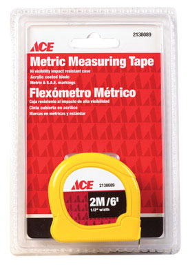 TAPE RULE1/2"X2M/6' ACE