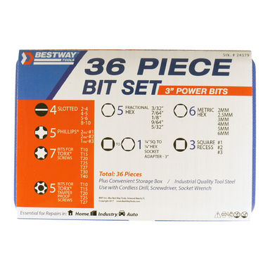 POWER BIT 36PC SET