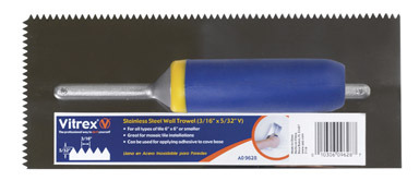 V NOTCH TROWEL 4.5X11"