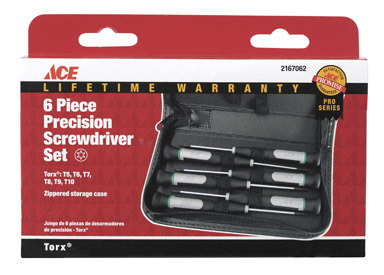 TORX PREC SCRW 6PC SET