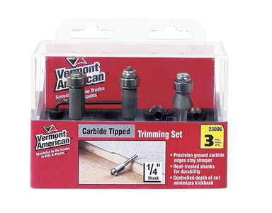 ROUTER BIT TRIM SET 3PC