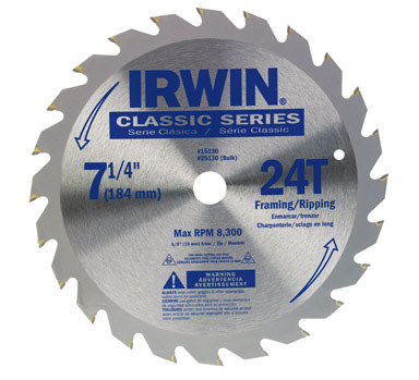 BLADE CIRC SAW 7-1/4 24T