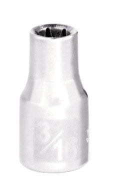 CM SOCKT 1/4DR 3/16 6PT