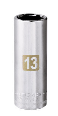 CM SCKT 1/4DR 13MM 6PTDP