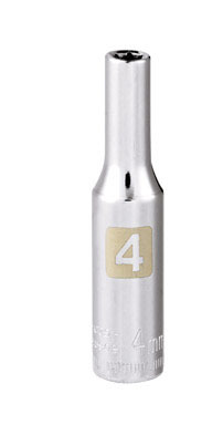 CM SCKT 1/4DR 4MM 6PT DP
