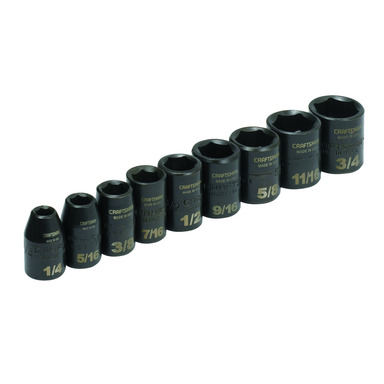 Cm Socket Set 9-pc 3/8dr