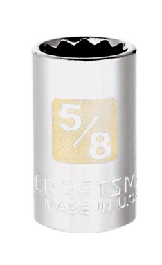 CM SCKT 1/2DR 5/8 12PT
