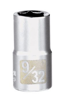 CM SCKET 1/4 DR 9/32 6PT