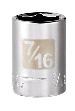CM SOCKET 1/4DR 7/16 6PT