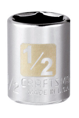 CM SOCKET 1/4DR 1/2 6PT