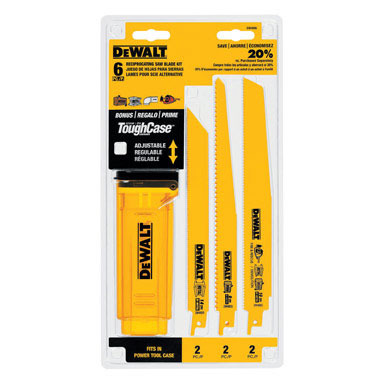 RECIP BLADE 6PC SET DWT