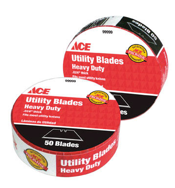 UTILITY BLADE PUCK 50PK