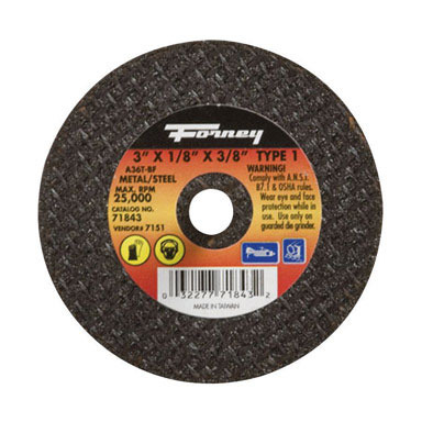 CUT-OFF WHEEL 3X1/8X3/8