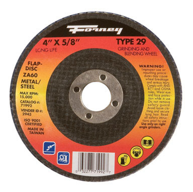 FLAP DISC 4X5/8 60 GRIT
