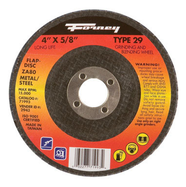 FLAP DISC 4X5/8 80 GRIT