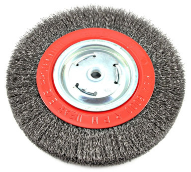 CRIMPED WIRE WHEEL 8"