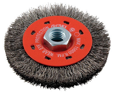 CRIMP WIRE WHEEL 4"