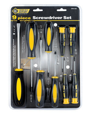 SCREWDRIVER SET 9 PC