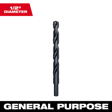 DRILL BIT BLK OX 1/2"