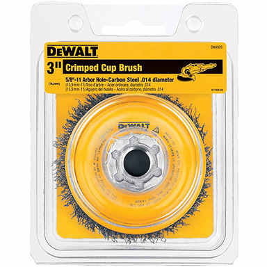 DW WIRE CUP CRIMPED 3"