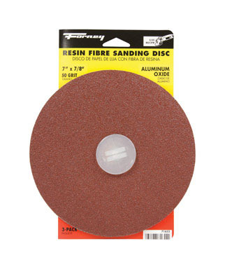 SAND DISC 7" 50 GRIT 3PK