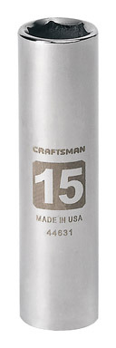 CM SCKT 1/2"DR 15MM6PTDP