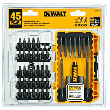 DW DRIVER BIT SET 45PC