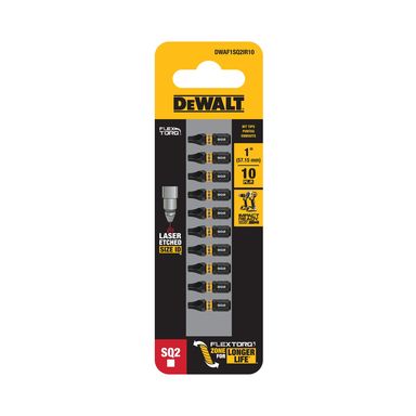 Impact Bit S2 1" Sw 10pk
