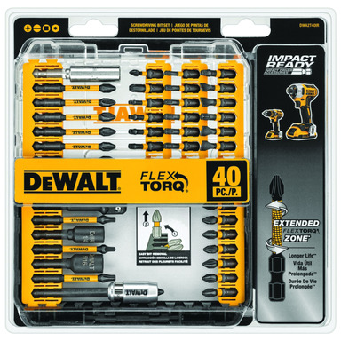 DW FTQ DRVR BIT SET 40PC