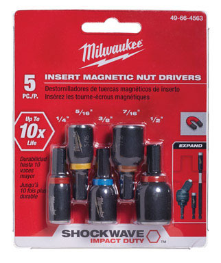 INSRT MAG NUT DR SET 5PC