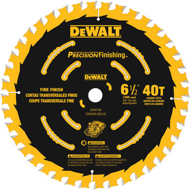 SAW BLADE 6-1/2" 40T