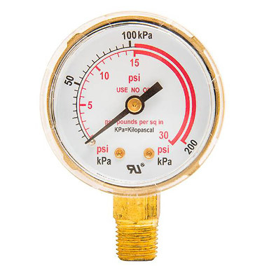 LOW PRESSURE GAUGE 2"