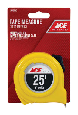 TAPE RULE 1"X25' HI VIS