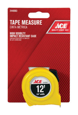 TAPE RULE 3/4"X12'HIVIS