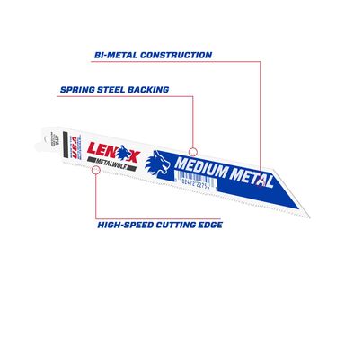 Recip Saw Blade 8"18t