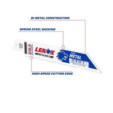 Recip Saw Blade 6" 14t