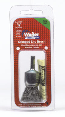 WIRE END BRUSH 3/4" FINE