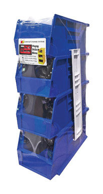 HANG STACK BINS BLUE 4PK