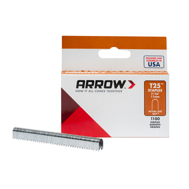 Staple T25 7/16" Pk1000