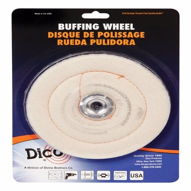 WHEEL BUFF 6" FLANNEL