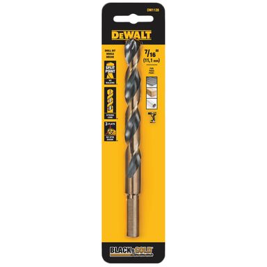 Blk&gld Drill Bit 7/16"