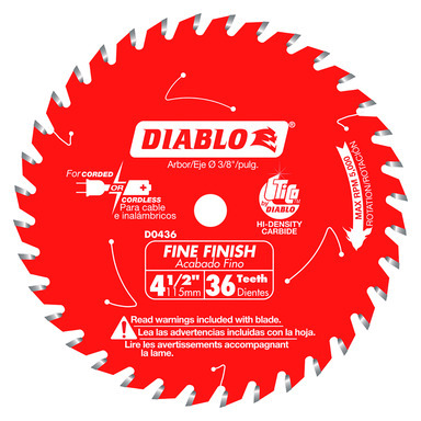 SAW BLADE 36T 4-1/2"DIA