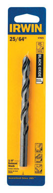 Drill Bt Blk Oxid 25/64"