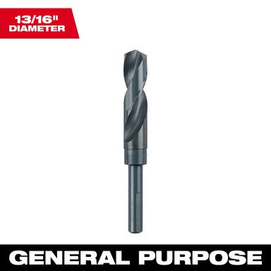 Drill Bit Blk Ox 13/16"