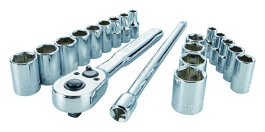 CM SOCKET SET 1/4"DV 20P