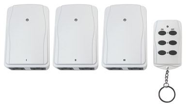 Wireless Remte Outlt 3pk