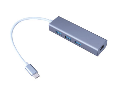 Usb C Plug-usb&rj45 Adpt