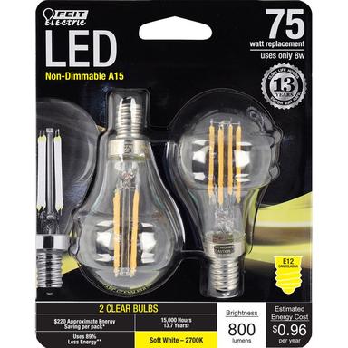 Led A15 E12 75w Sw 2pk