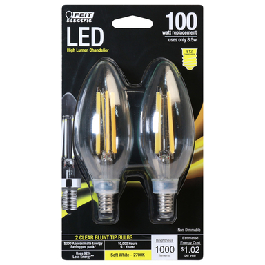 Led Blnt E26 100w Sw 2pk