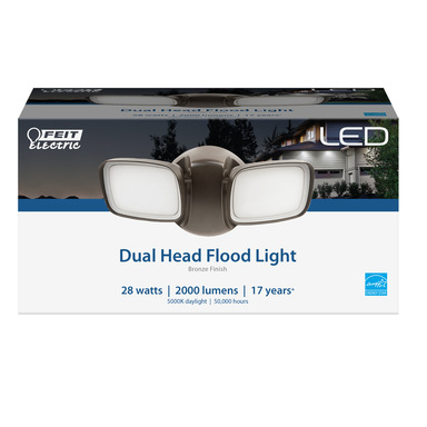 FLOODLIGHT ALUM BRZ 28W